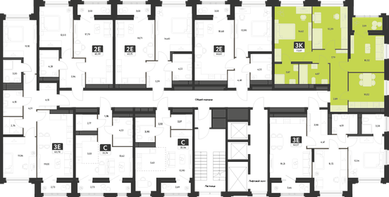 76,8 м², 3-комнатная квартира 9 249 999 ₽ - изображение 86