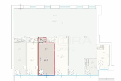 21,7 м², торговое помещение - изображение 3