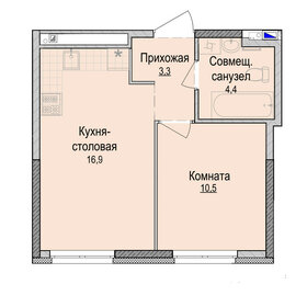 34 м², 1-комнатная квартира 3 100 000 ₽ - изображение 34
