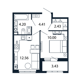 28,2 м², 1-комнатная квартира 7 950 000 ₽ - изображение 138