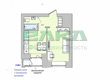 Квартира 26,9 м², 1-комнатная - изображение 1