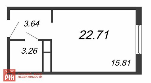 23,1 м², апартаменты-студия 3 500 000 ₽ - изображение 13