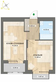 58,6 м², 1-комнатная квартира 8 873 017 ₽ - изображение 80