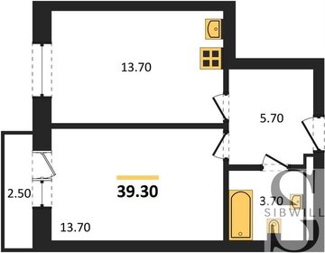 43,9 м², 1-комнатная квартира 7 000 000 ₽ - изображение 33