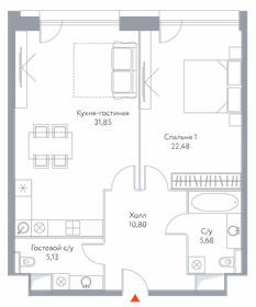 31 м², 1-комнатная квартира 1 950 000 ₽ - изображение 15