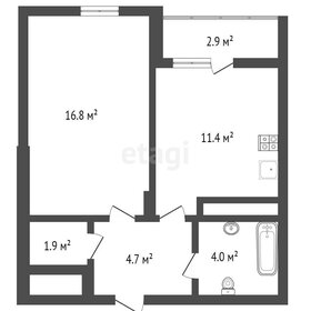 Квартира 38,4 м², 1-комнатная - изображение 2