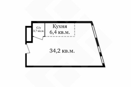 Квартира 44 м², 2-комнатная - изображение 1