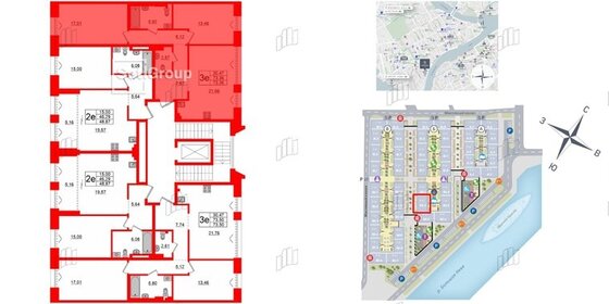 14,4 м², апартаменты-студия 3 781 550 ₽ - изображение 80