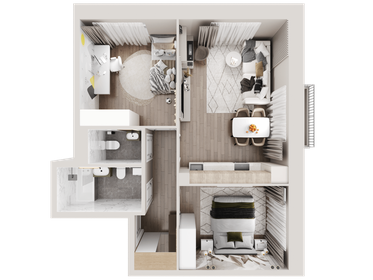 60,8 м², 3-комнатная квартира 3 800 000 ₽ - изображение 47