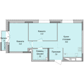 42,7 м², 2-комнатная квартира 3 150 000 ₽ - изображение 49