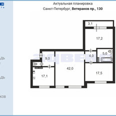 Квартира 111,6 м², 3-комнатная - изображение 3