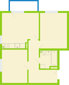 Квартира 53,6 м², 3-комнатная - изображение 1