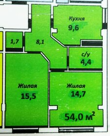 55,3 м², 2-комнатная квартира 6 300 000 ₽ - изображение 55