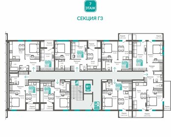 40,1 м², 1-комнатная квартира 5 903 000 ₽ - изображение 26