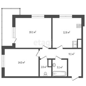 Квартира 135,5 м², 2-комнатная - изображение 3