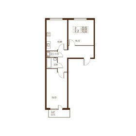 80,8 м², 3-комнатная квартира 8 750 000 ₽ - изображение 56