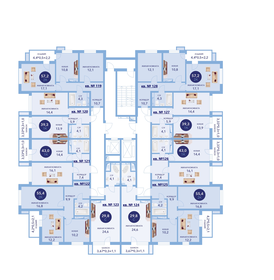 40,4 м², 1-комнатная квартира 6 800 000 ₽ - изображение 81