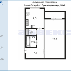 Квартира 38,1 м², 1-комнатная - изображение 2