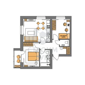 62 м², 3-комнатная квартира 4 490 000 ₽ - изображение 38