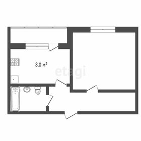 28 м², 1-комнатная квартира 3 400 000 ₽ - изображение 70
