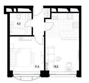 35,9 м², 1-комнатные апартаменты 17 836 592 ₽ - изображение 29