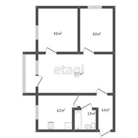 Квартира 76 м², 3-комнатная - изображение 5