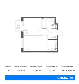 36,5 м², 1-комнатная квартира 6 185 888 ₽ - изображение 17