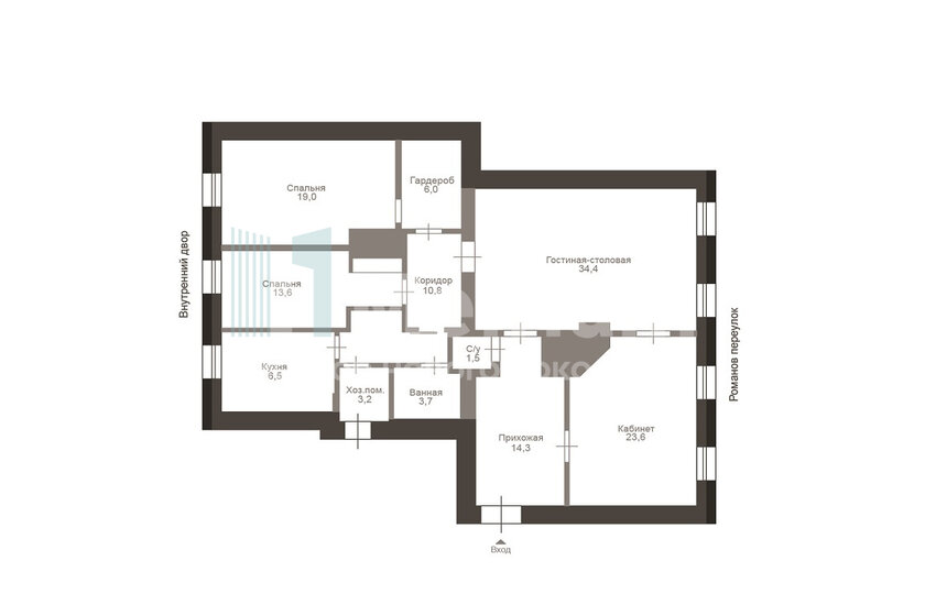 136,3 м², 4-комнатная квартира 175 000 000 ₽ - изображение 1