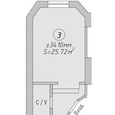 Квартира 32,9 м², студия - изображение 3