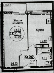 Квартира 38,4 м², 1-комнатная - изображение 1