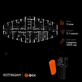 41,9 м², 1-комнатная квартира 20 695 000 ₽ - изображение 78