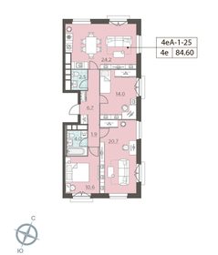 85 м², 3-комнатная квартира 35 523 284 ₽ - изображение 46