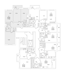 69,8 м², 3-комнатная квартира 12 900 000 ₽ - изображение 68