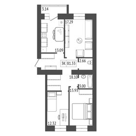 114 м², 5-комнатная квартира 13 200 000 ₽ - изображение 78