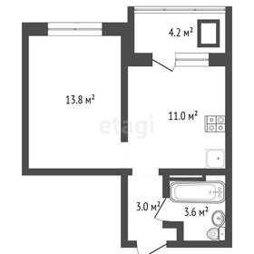 Квартира 33,5 м², 1-комнатная - изображение 1