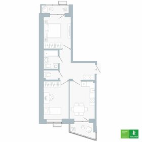 55,3 м², 2-комнатная квартира 7 815 000 ₽ - изображение 27