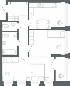 Квартира 66,4 м², 2-комнатная - изображение 1