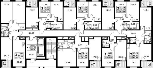 Квартира 58,2 м², 2-комнатная - изображение 2