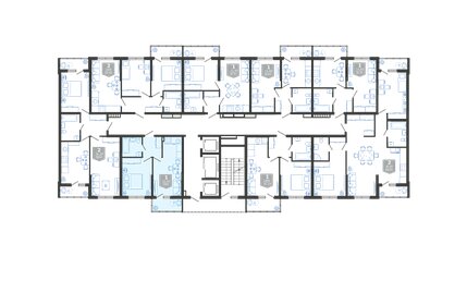 39 м², 2-комнатная квартира 7 200 000 ₽ - изображение 45