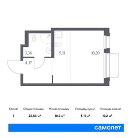 23 м², квартира-студия 4 900 000 ₽ - изображение 70