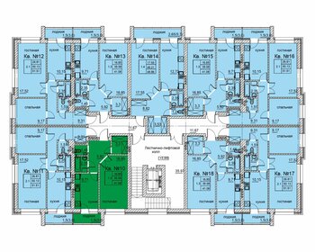 53,4 м², 1-комнатная квартира 5 450 000 ₽ - изображение 59