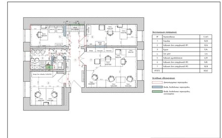 52,5 м², офис 63 000 ₽ в месяц - изображение 19