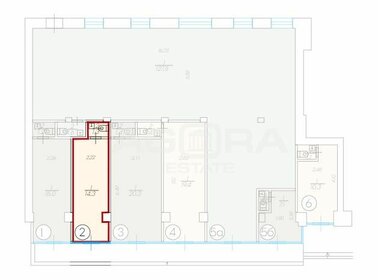 15,6 м², торговое помещение - изображение 3