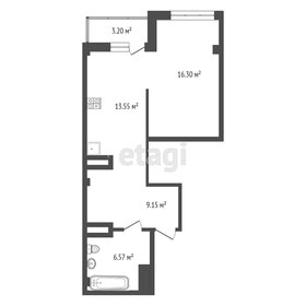 55,5 м², 2-комнатная квартира 4 773 000 ₽ - изображение 6
