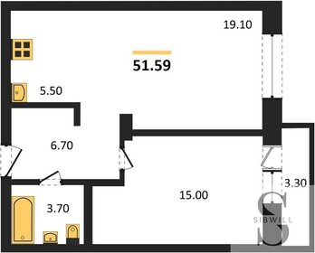 49,2 м², 2-комнатная квартира 6 550 000 ₽ - изображение 51