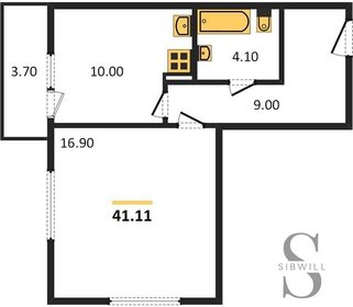 42,4 м², 1-комнатная квартира 4 650 000 ₽ - изображение 17