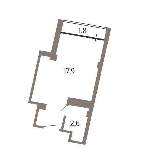 23 м², апартаменты-студия 16 583 000 ₽ - изображение 1