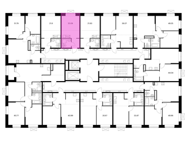 24 м², квартира-студия 4 000 000 ₽ - изображение 55