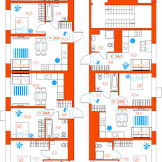 Квартира 56,9 м², 2-комнатная - изображение 2