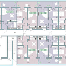 Квартира 46,7 м², 1-комнатные - изображение 3